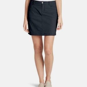 Eddie Bauer Women’s Black Adventurer 2.0 Stretch Active Skort 16 Golf Hiking